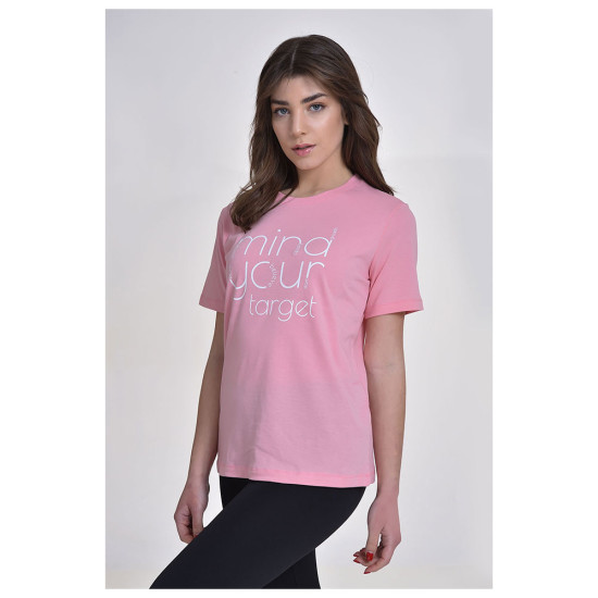 Target Γυναικεία κοντομάνικη μπλούζα T-Shirt Single Jersey "Mind"